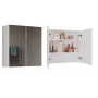 Topeshop POLA 2DL BIEL vonios kambario spintelė Balta