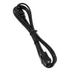 BitFenix Alchemy 4 kontaktų ATX12V ilginimo kabelis, 45 cm, pintas - juodas