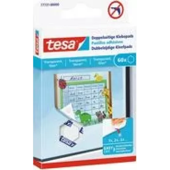 Dvipusiai lipnūs pagalvėlės Tesa 77731-00000-01 – 60 vnt., nuimamos tvirtinimo pagalvėlės