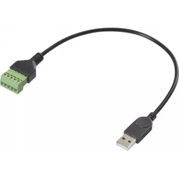 Renkforce USB 2.0 adapterio laidas [1x 2.0 kištukas A - 1x gnybtinis jungimas] RF-6443966 30 cm