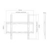TV laikiklis SUNNE 32-55-EF juodas 139,7 cm (55 coliai)