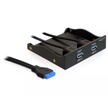 Priekinis USB 3.0 lizdo skydelis DeLOCK 61896, 3,5 inch / 5,25 inch