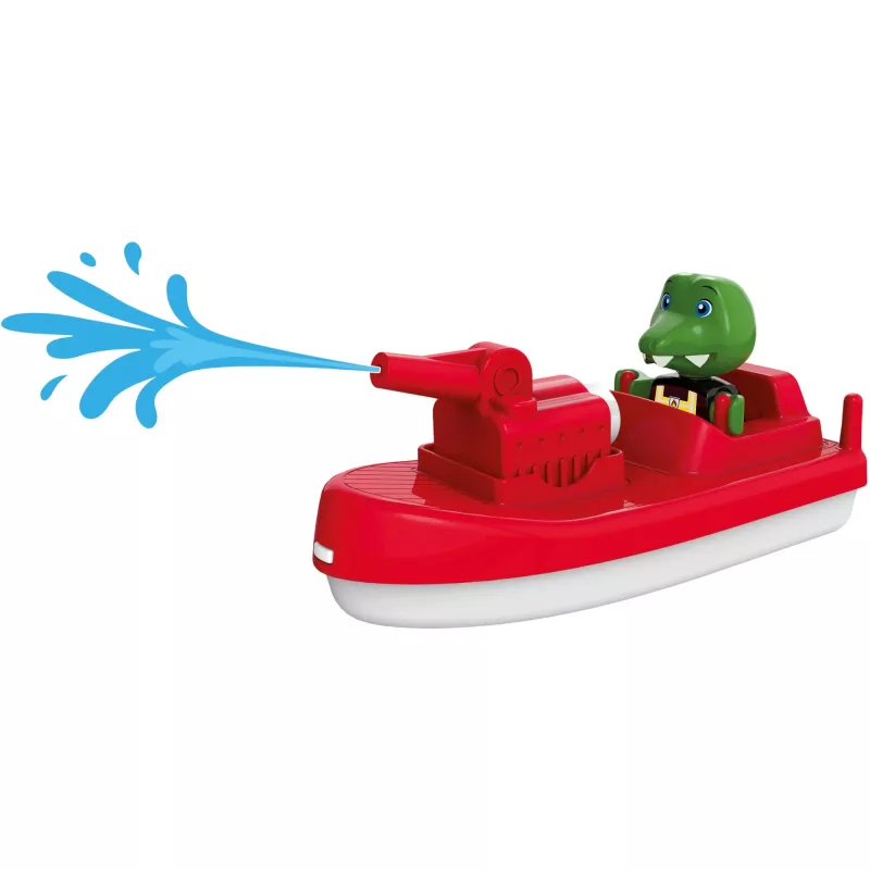 FireBoat žaislinis laivas, raudonas/baltas