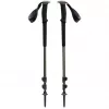 Trekking lazdos Trail, Fitness Device juoda/alyvuogių žalia, 1 pora, 100-140 cm