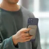 Magnetinė kortelių piniginė UniQ Flixa su MagSafe, juoda (jet black)