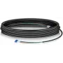 Vienmodis LC šviesolaidinis kabelis Ubiquiti FC-SM-300 91,44 m juodas