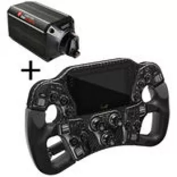 Asetek SimSports Invicta Formula vairas - juodas + The Forte bazė (18 Nm)