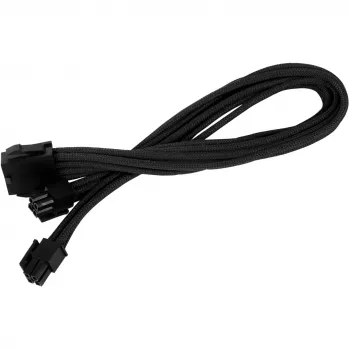 Prailginimo kabelis EPS12V 8pin(4+4) SilverStone SST-PP07-EPS8B 0,3m