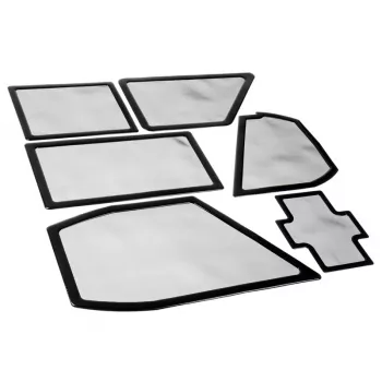 Dulkių filtras DEMCiflex 0476, skirtas NZXT Phantom 530, juodas, 6 vnt. pakuotė