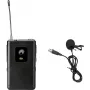 Lavalierinis mikrofonas Omnitronic UHF-E serijos 828.6 MHz, segtukinis, omnidirekcinė kapsulė