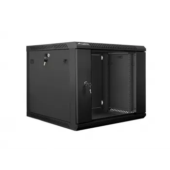 Sieninis stovas LANBERG 9U 19 colių WF01-6609-10B, 600×600×507 mm, 60 kg, IP20, juodas