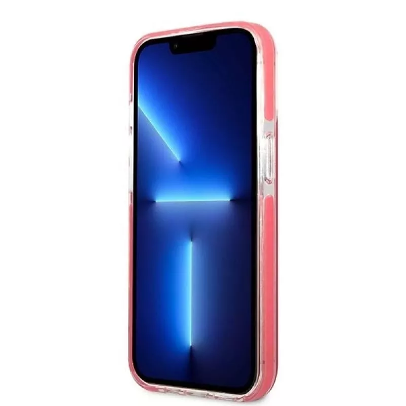 Karl Lagerfeld KLHCP13XTPECPI kietas dėklas iPhone 13 Pro Max 6,7 inch Fuchsia/FUSCHIA Choupette Head