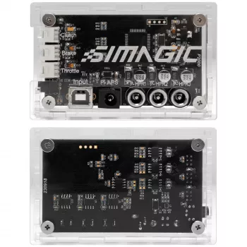 Haptic valdymo blokas Simagic P2000-HCB su USB jungtimi