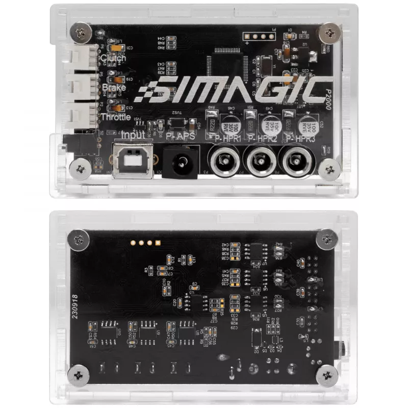Haptic valdymo blokas Simagic P2000-HCB su USB jungtimi