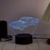 LED dekoratyvinė transporto priemonės lempa MANTA SNL121RGB RGB 3D šviesa automobiliams ir motociklams
