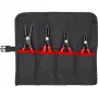 Knipex 00 19 57 replės segtukams – 4 dalių rinkinys poliesterio rulone