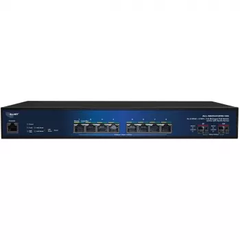 ALLNET Apollo pilnai valdomas Layer2+ 10 prievadų 8x 2.5GB PoE biudžetas 240W 2x maršrutizatorius WLAN ALL-SGC5410PM-10G