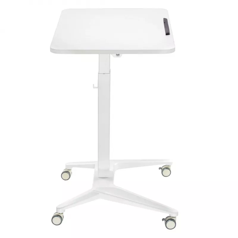Mobilus nešiojamojo kompiuterio staliukas MACLEAN MC-453W su pneumatiniu aukščio reguliavimu, maksimalus aukštis 109 cm