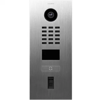 IP vaizdo domofonas DoorBird D2101FV Silver su pirštų atspaudų skaitytuvu