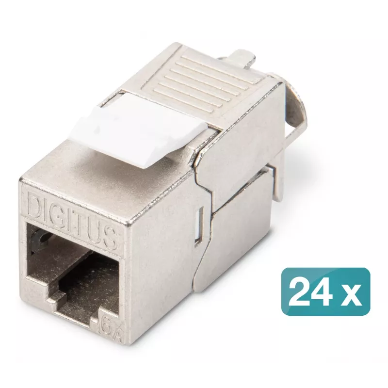 Digitus modulinis pataisų skydas 24 prievadai DN-91410-24 RJ-45 Cat6a Pilka