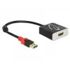 Vaizdo kabelio adapteris DeLOCK 62736 USB Type-A į HDMI 0,2 m Juodas