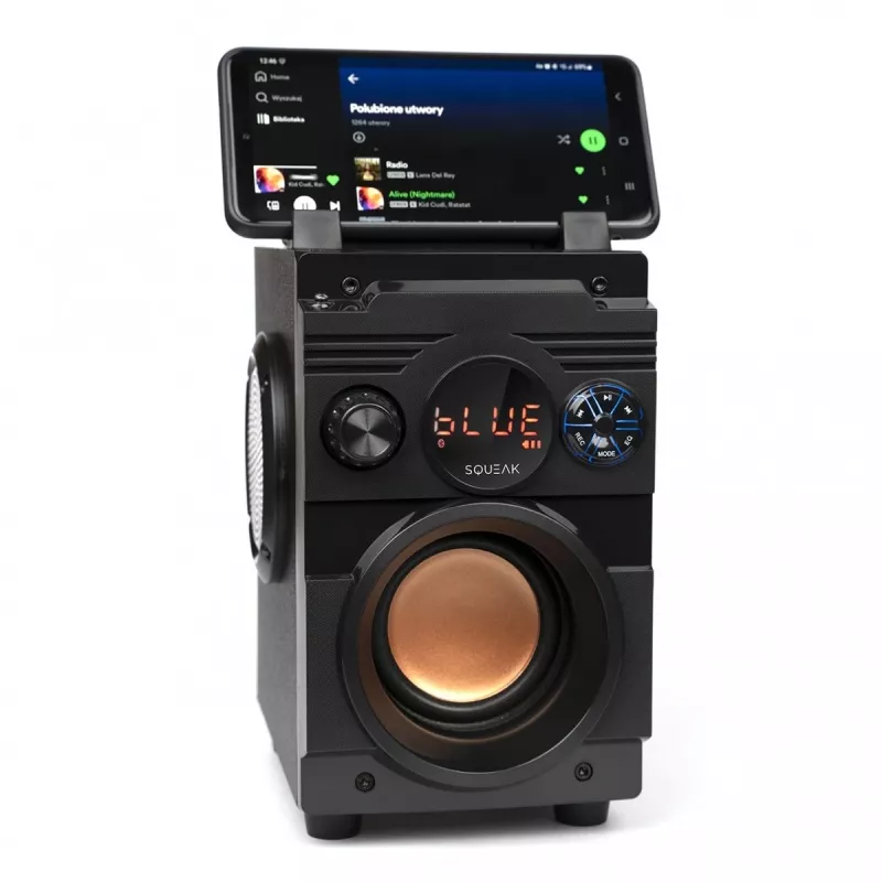 Squeak Bassblaster Bluetooth 5.1 garsiakalbis, FM radijas, MP3 grotuvas SQ1001