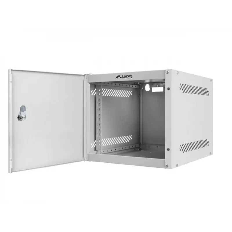 Sieninis 10 inch stovas LANBERG WF10-2304-00S 4U, 280×310×247 mm, gylis 240 mm, 20 kg talpa, IP20, juodas