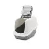 SAVIC Nestor White-Grey – Uždaras katės tualetas – 56x39x38.5 cm – 1 vnt.
