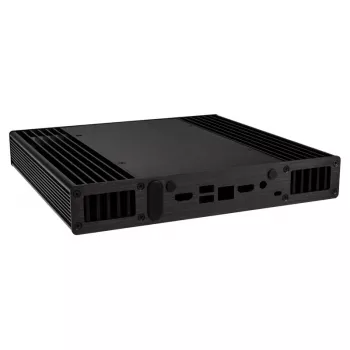Akasa Plato X7D korpusas mažo formato, juodas
