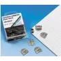 WEDO 112 154 metaliniai kampiniai segtuvai sidabriniai 10 lapų talpa 100 vnt.