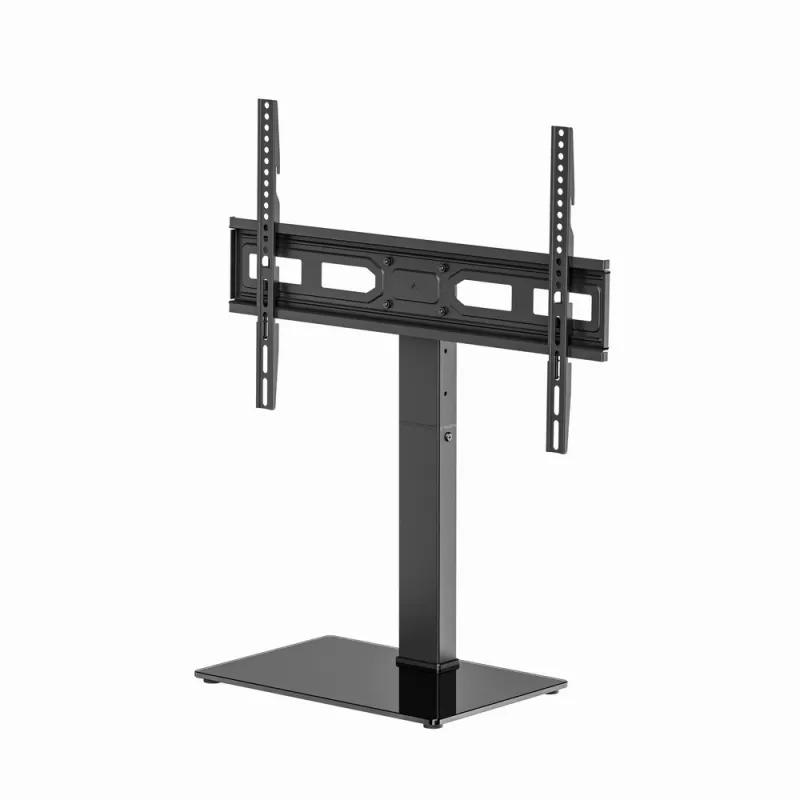 Grindinis TV stovas GEMBIRD TVS-D75S-01 37–75 coliams, plieninis, reguliuojamas aukštis ir pasvirimas, VESA 75x75–600x400, 40 kg