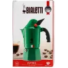 Kavinukas BIALETTI Moka BREAK ALPINA 3 puodeliai, žalias, aliuminis, bakelitinė rankena