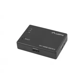 LANBERG VIDEO SWITCH 3x HDMI + MICRO USB PORT