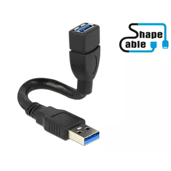 USB kabelis DeLOCK 0,15 m 2x USB 3.0-A