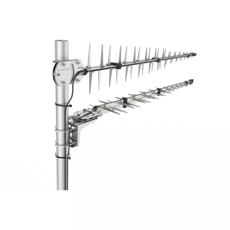 Poynting Antennas LTE/GSM stiebo antena A-LPDA-0092 sidabrinė SMA (M) LoRa Helium 11dbi Yagi/stiebo SMA -Vyriškas 7m kabelis