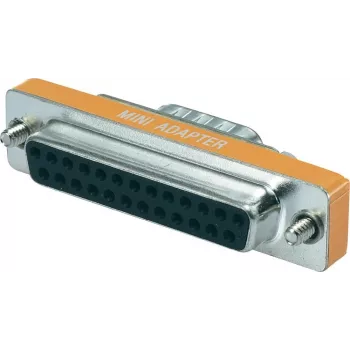Serijinis adapteris DIGITUS 10070136, 1x D-SUB 25 kontaktų lizdas – 1x D-SUB 9 kontaktų kištukas