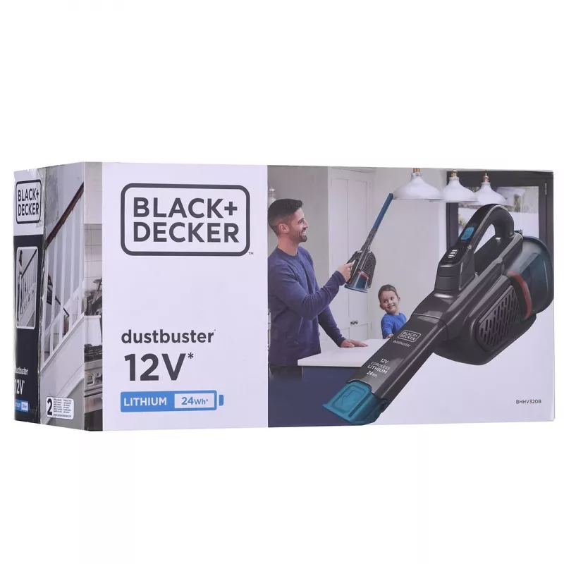Black & Decker Dustbuster BHHV320B-QW 12 V ranka valdomas dulkių siurblys