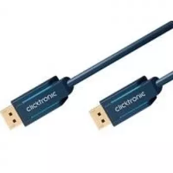 ClickTronic 20m DisplayPort laidas, vyriškas/vyriškas, mėlynas (70717)