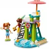 LEGO Friends paplūdimio vandens paspirtukas gelbėtojų rinkinys 5+ metų mergaitėms, berniukams ir vaikams su 2 mini lėlytėmis ir delfino figūrėle