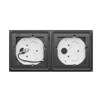GIRA 5502910 paviršinio montavimo dėžė domofono sistemoms, antracitinė, 213×25.4×106.5 mm