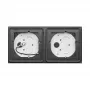GIRA 5502910 paviršinio montavimo dėžė domofono sistemoms, antracitinė, 213×25.4×106.5 mm