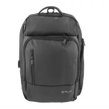Kuprinė Tellur Notebook 17.3 colio Business XL su USB prievadu, juoda
