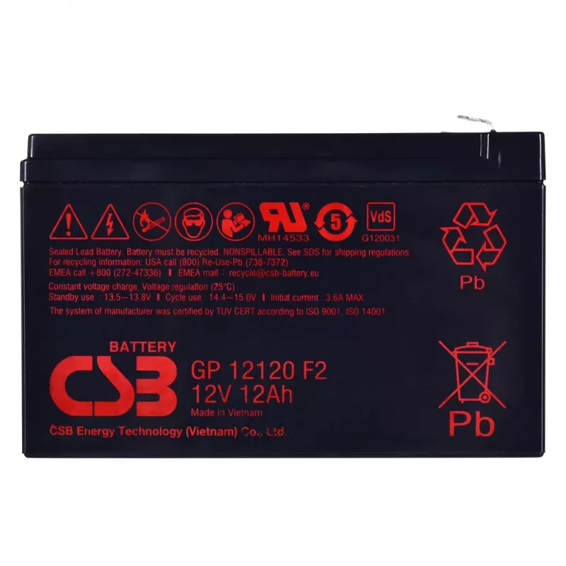 CSB baterija 12V 12Ah originali skirta APC UPS