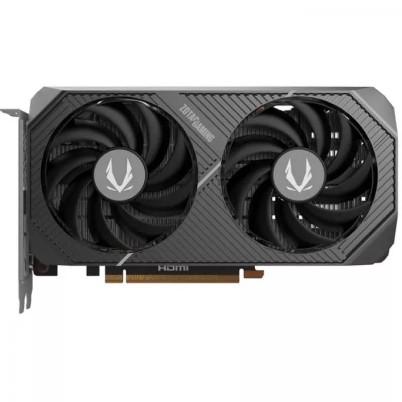 Vaizdo plokštė ZOTAC GeForce RTX 5050 Twin Edge — 8 GB GDDR6, 128 bitų, PCIe x8 5.0, dviejų ventiliatorių aktyvus aušinimas