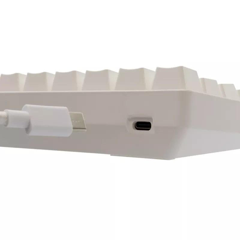 Laidinė mechaninė klaviatūra White Shark Shinobi-2 (GK-004211) — US išdėstymas, Red jungikliai, balta