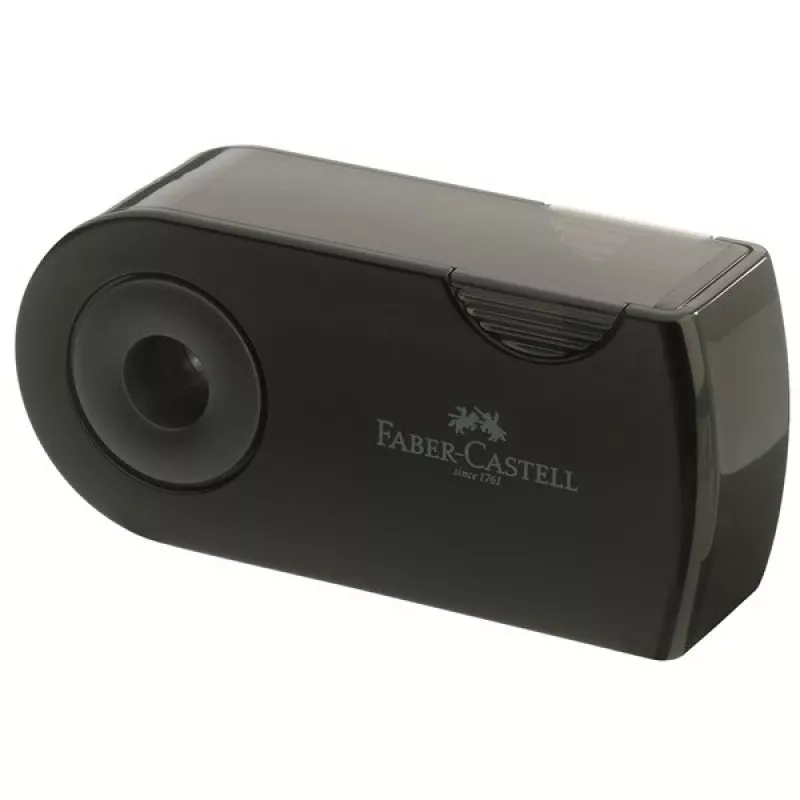Rankinis pieštukų galąstuvas Faber-Castell SLEEVE Black