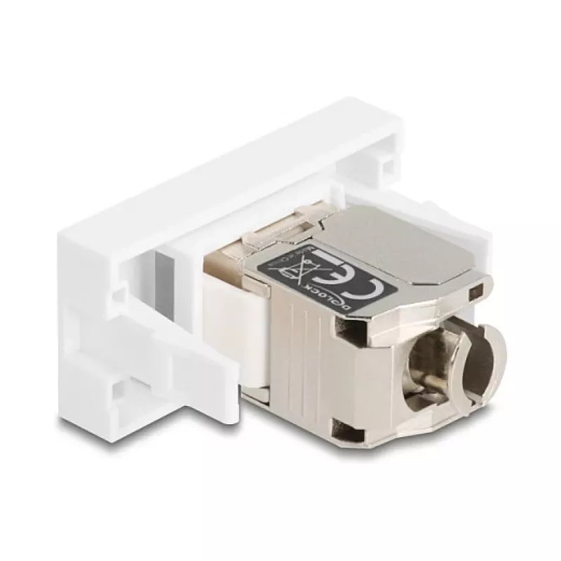 DELOCK 90904 Cat.6A RJ45 modulis su LED, skirtas Keystone ir pataisų skydams