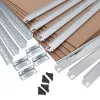 Lentynynas GreenBlue GB378 cinkuotas plienas 5 lentynos, 900×400 mm, 75 kg vienai lentynai