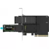 PCIe adapterio kortelė icybox MB312M4P-B — 2× M.2 NVMe į PCIe 4.0 x8 (bifurkacija)