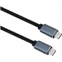 USB-C laidas Helos 304319 USB 3.2 Gen 2 2m juodai pilkas